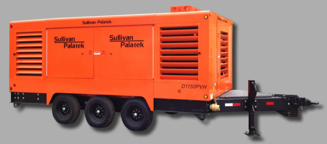 portable diesel air compressor