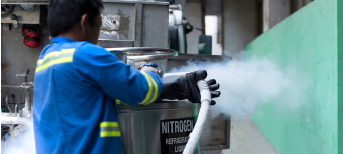 liquid nitrogen